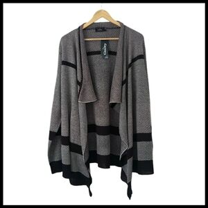 Guilty NWT Open Front Knit Waterfall Cardigan